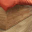 Lit matelot, finition brune
