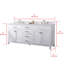 Meuble-lavabo double Ajhane-1909048172