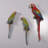 Scarlet Macaw Parrot Life Size Statue