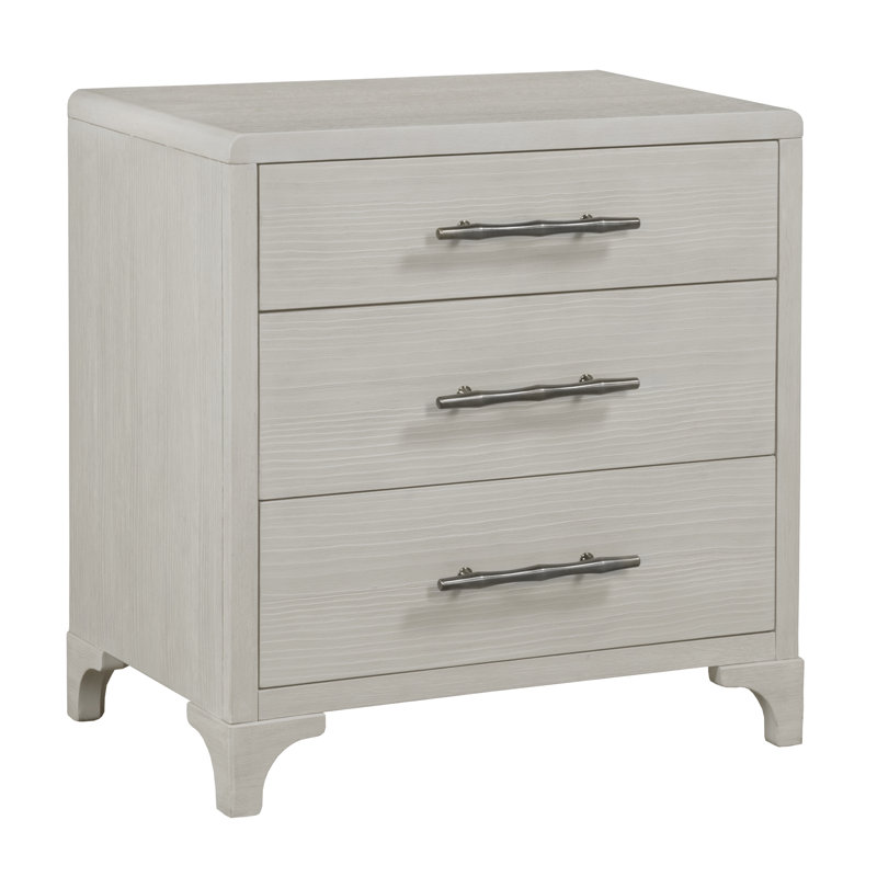 Abaco 3-Drawer Nightstand With USB