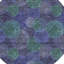 Tapis rond lavable à pois 8 po
