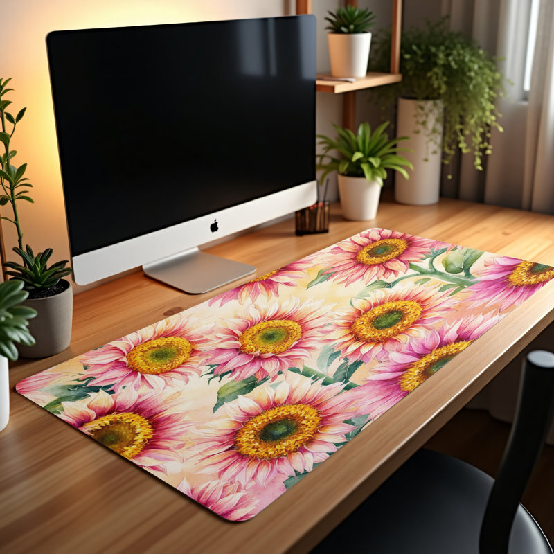 Polyester Desk Pad, 14.4x12.1