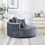 Boneless Sponge Single Sofa,fluffy Modern Sleeper Chair-531973638-506247923