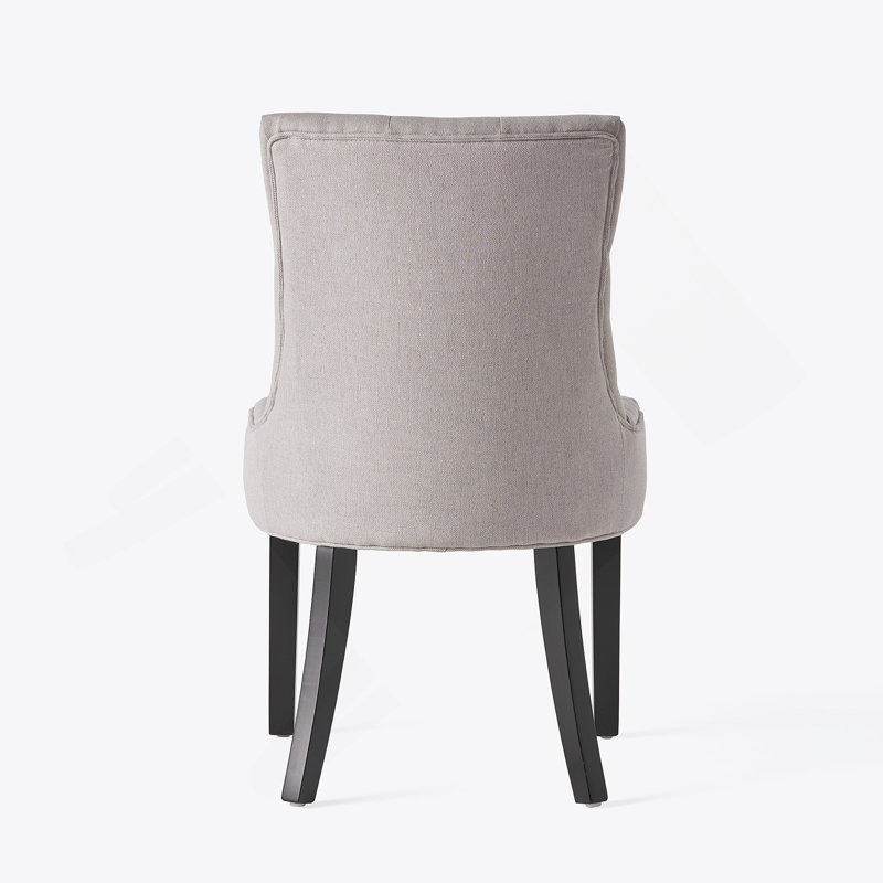 Dining Chairs, Light Grey Fabric