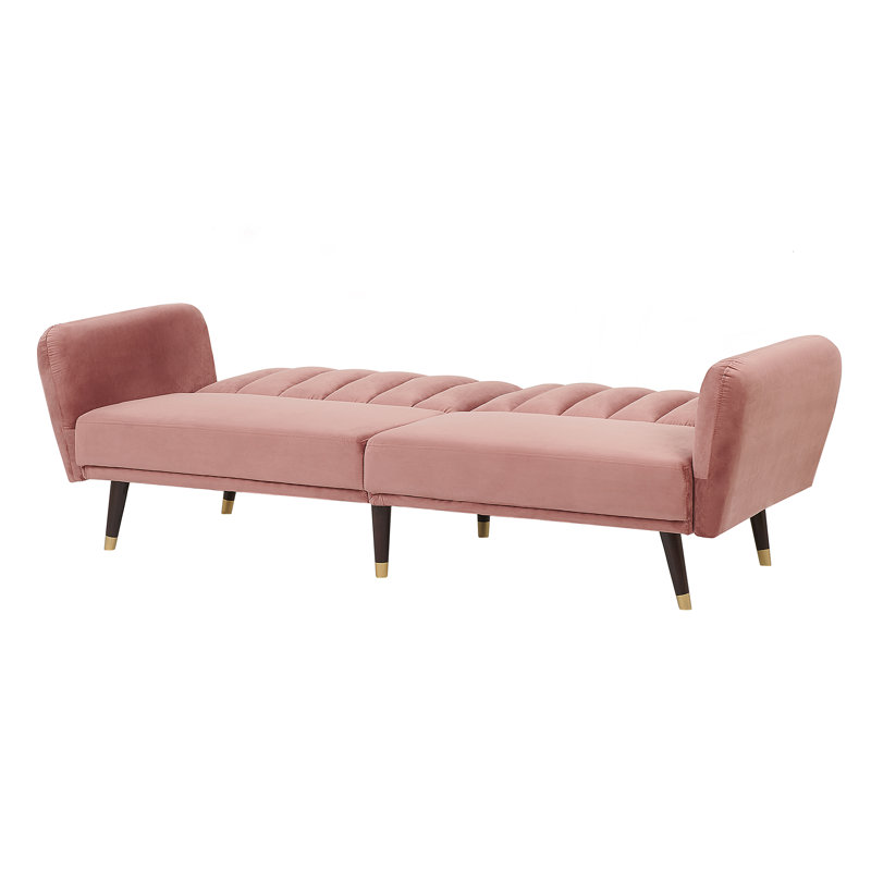 Fawcett 3 Seater Sleeper, Pink 100% Polyester