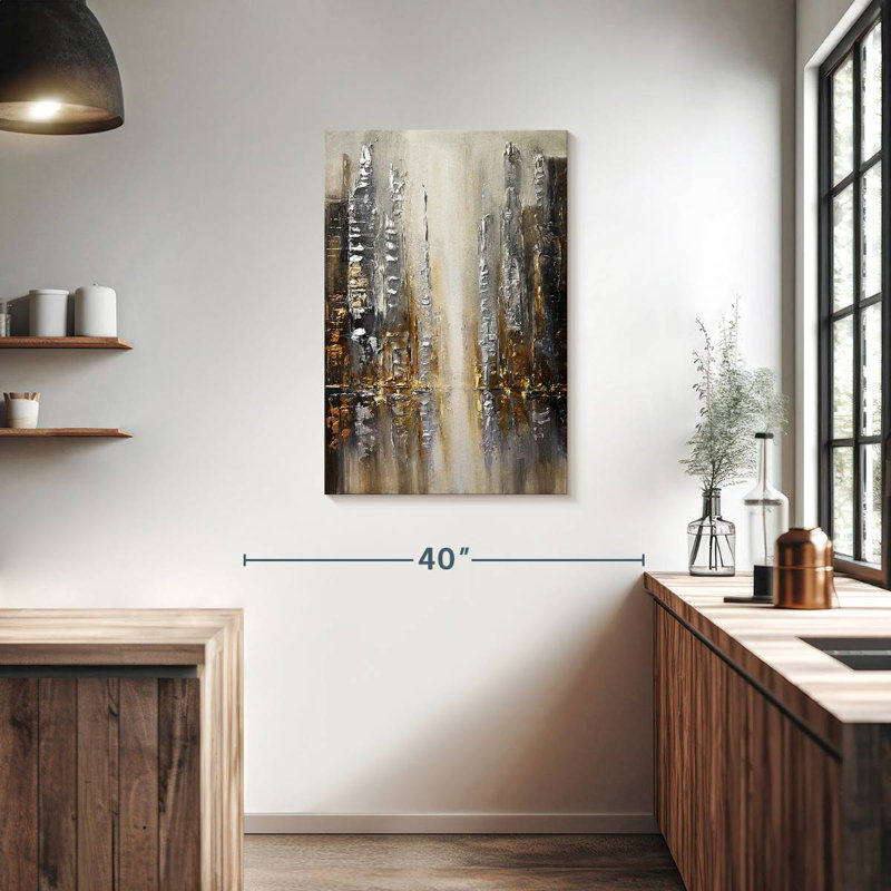 Avery Silver City, 36" H x 24" W