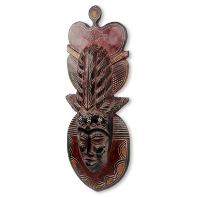 Handmade Boho People Wall Decor on Solid Wood