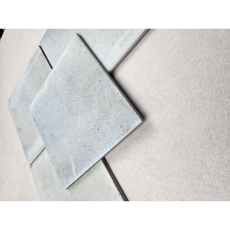 Carrelage mat en verre de mer 6 x 6