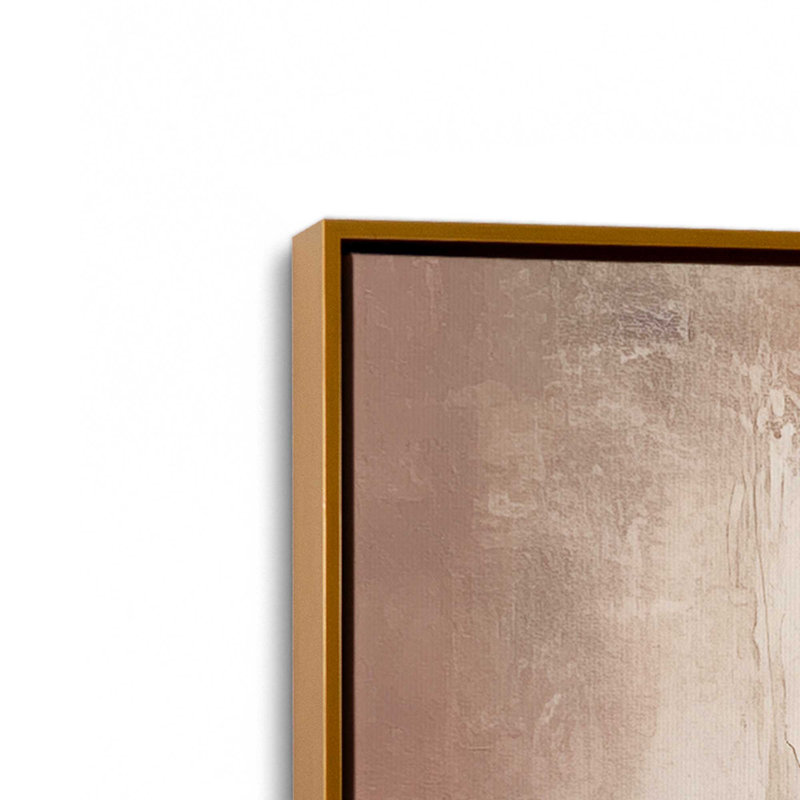 «Russet Mist D dépliant», reproduction sur toile dans un cadre en chrome poli, H 12,75 po x l 8,75 po x P 1,75 po