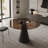 35-Inch Round Glass Dining Table