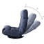 Chaise de plancher inclinable avec structure en métal, dossier réglable - 36,24 po Paresseux haut pliable pour dortoir, 14 réglages de tête 28,57 lb