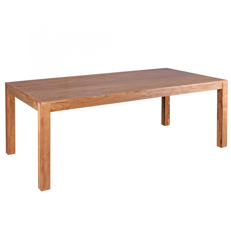Solid Wood Dining Table, Acacia, 76 cm H x 120 cm W x 60 cm D