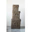 Rattan Baskets with Lid and Buckles