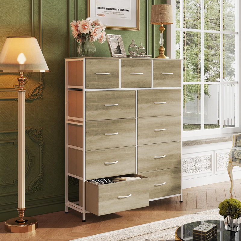 Commode 11 tiroirs xinyan, Noir incorrect