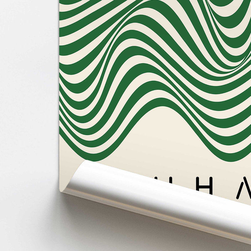 Bauhaus Curves in Motion, Papier, H 20 po x l 16 po
