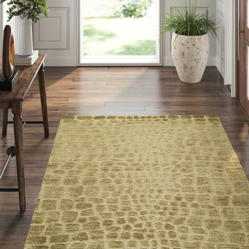 Classics Animal Print Hand-Knotted Riverbank Rug, Rectangle 8'6" x 11'6"