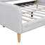 Lit de jour double rembourré pleine grandeur avec 4 pieds de soutien, beige (ancien SKU: DL001825)-517700901-472239184