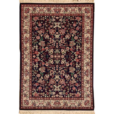 Jahan Wool Oriental Area Rug in Red
