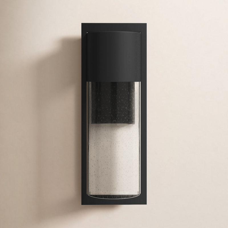 Dwell LED Outdoor Sconce, Black, Large, Incandescent