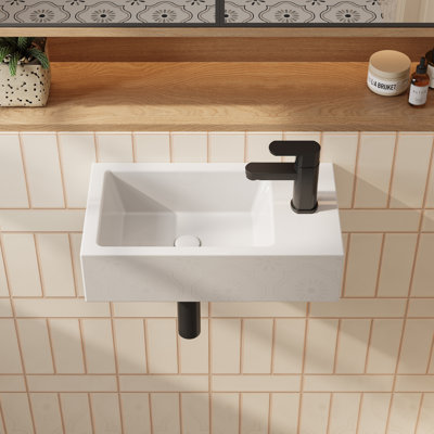 Lavabo de salle de bain mural HOROW