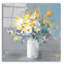 «Touch Of Spring 1 White Vase» par Danhui Nai, art mural en verre acrylique-1407578513