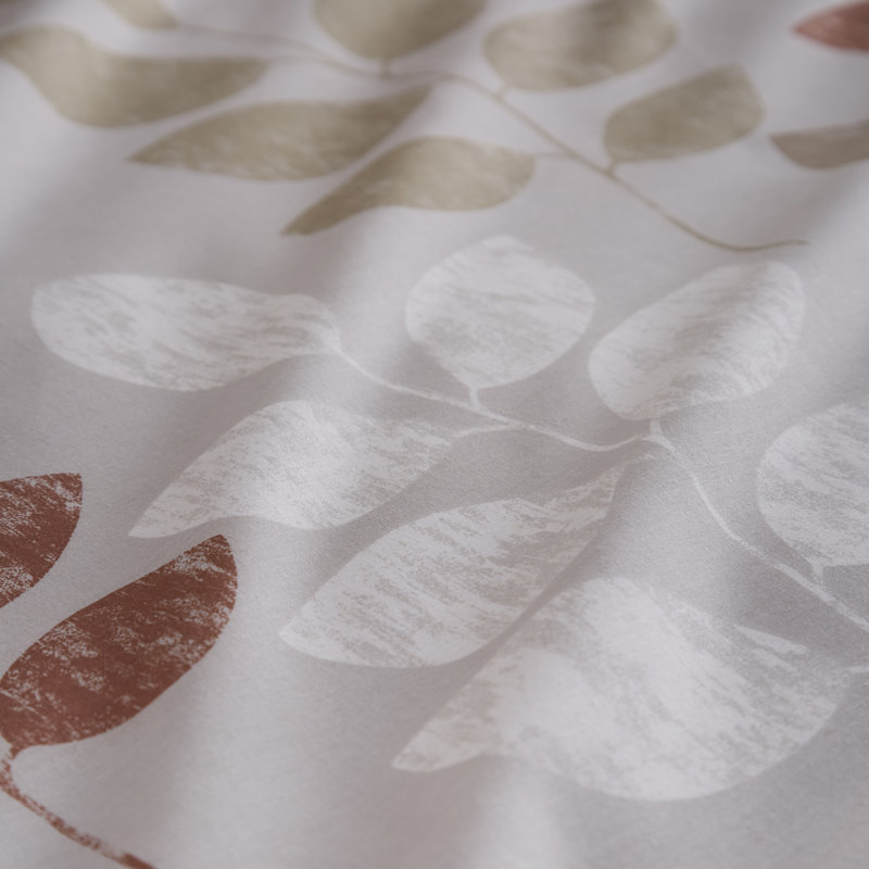 AVANI Cotton Blend Floral Duvet Cover Set with Pillowcases Included, Brown, Single Duvet Cover  + 1 Standard Pillowcase