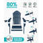 Ensemble de chaises pliantes pour 4 personnes Adirondack-1375324142