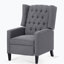 Fauteuil à oreilles inclinable manuel, fauteuil à oreilles larges Margheoala-779473770
