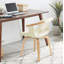 Chaise de travail en similicuir Breckston-531793656-531793657