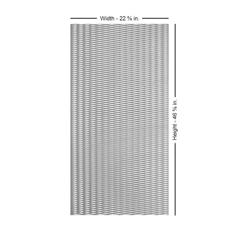 Interlink 22 in x 46 in Drop-in Ceiling Light Diffuser Panel 87 sq.ft. / case