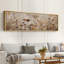 «Neutral Toned Dried Wildflowers Field», reproduction d'art sur toile encadrée-405333719-405333726