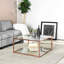 Jerry Floor Shelf Coffee Table with Storage