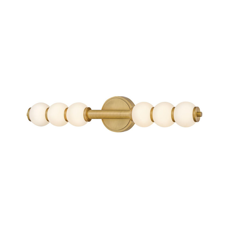 Hinkley Trigo Bathroom Vanity Light, Lacquered Brass