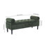Chenille Upholstered Bench with Flip Top-1141150571