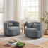 Olszewski CAL117 Compliant 31.1'' Wide Swivel Barrel Chairs(Set of 2)