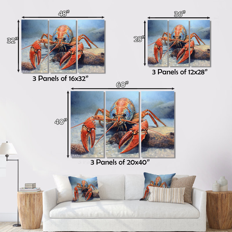 Coastal Animals Wall Decor on Metal