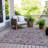 Machine Washable Indoor/Outdoor Xhevrie Purple Rug-1617074711