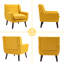 Fauteuil capitonné de 27,5 po de largeur Stephanny-1091354220