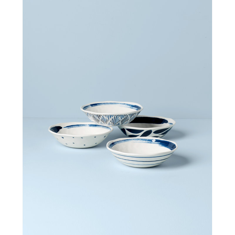 Blue Bay 4 Piece Melamine Assorted All-Purpose Bowls Set