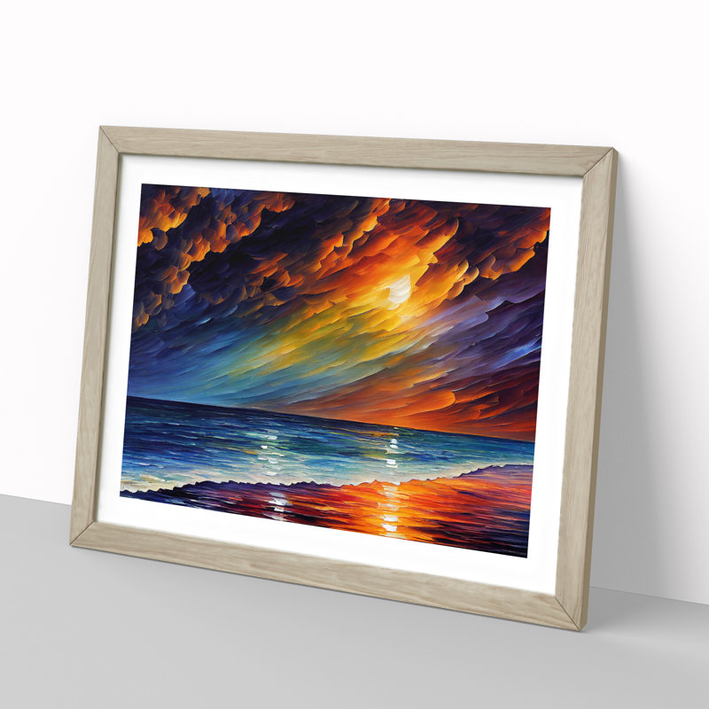 Dazzling Ocean Beach Vol.3 - Framed Print, Oak Framed, 34cm H x 46cm W x 2cm D