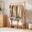 Solid Wood Freestanding 2 - Hook Coat Rack-51845421