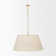 Tosha Is A 1-Light Pendant Featuring A Tapered Drum Shade Woven From Cotton Rope With A Gold Finished Chain And Canopy.