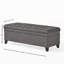 Banc de rangement avec repose-pieds Modern-1627818195