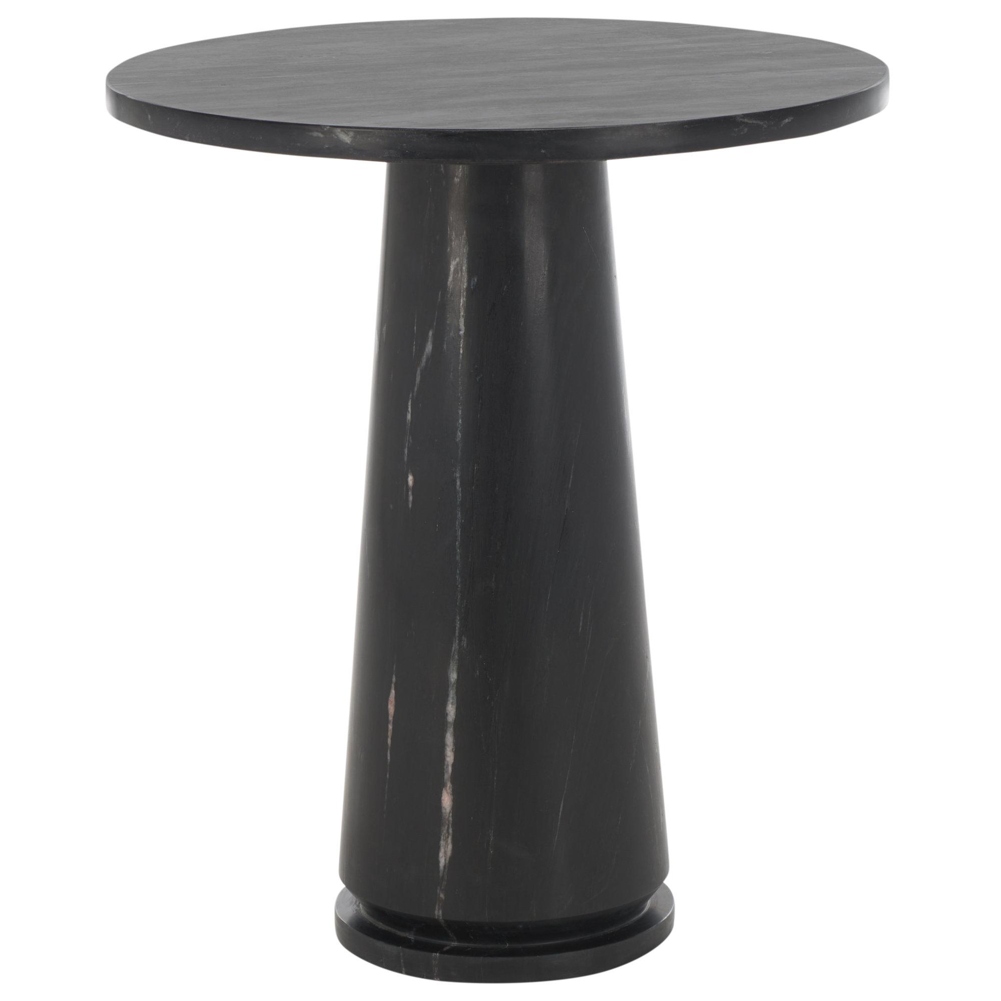 Daktari Marble End Table, Black