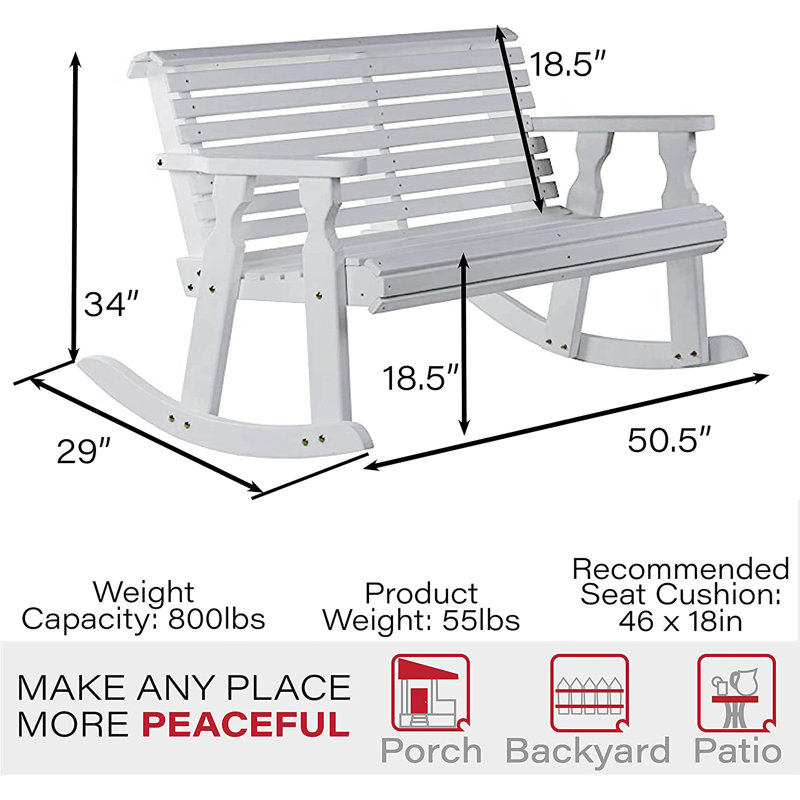 Outdoor Chair, Semi-Solid White Stain