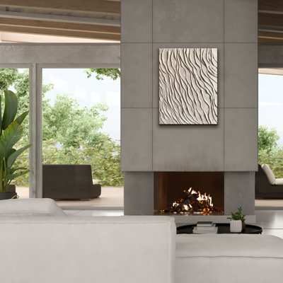«Epic Graffiti», «Zen Beach» par Sarah Adams, art mural sur toile