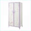 Commodes et amp; Garde-robes | Blanc et blanc Armoire mauve en métal avec motif papillon Rangement | Mauve | Blanc