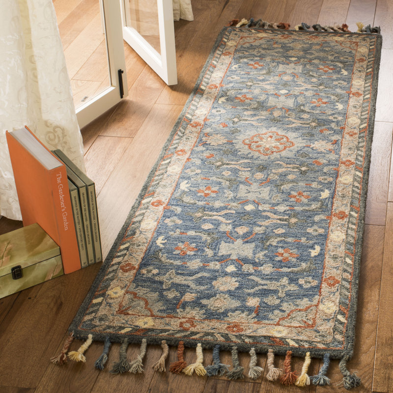 Vahakn Hand Tufted Wool Oriental Rug, Runner 2'3" x 15'
