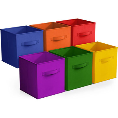 Sorbus 8 Pack 11" Foldable Storage Cubes with Handles