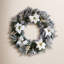 Couronne floquée lumineuse 24 po